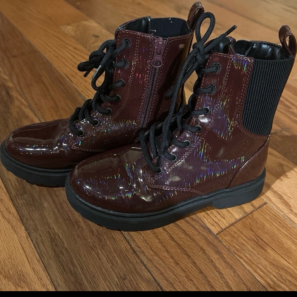 Art Class Girls Combat Boots Size 2